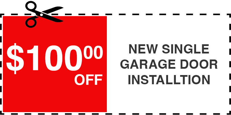 100 off garage door repair Tuckahoe