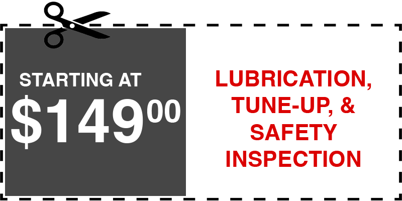 149 garage door MAINTENANCE
